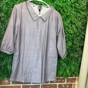 Elegant Gray Women's Top